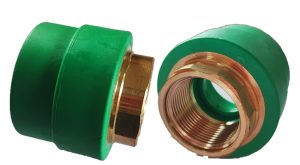 GIUNTO FILET.FEMM. C/ESAGONO  D.32x1 GREEN-BLUE-LILAC PIPE