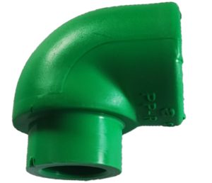 GOMITO 90  F/M D.25 GREEN-BLUE-LILAC PIPE