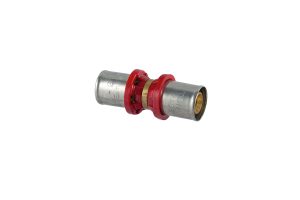RACCORDO A PRESSARE DRITTO DOPPIO 16x2