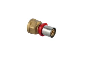 RACCORDO A PRESSARE DRITTO FEMMINA 3/4 20x2