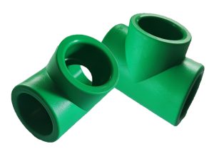 TEE D.20 GREEN-BLUE-LILAC PIPE